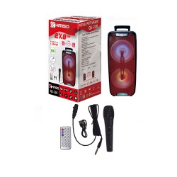 SPEAKER KIMISO QS-220 8" X 2 WITH MICROPHONE AND REMOTE  SPEAKER KIMISO QS-220 8" X 2 WITH MICROPHONE AND REMOTE